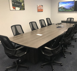 Photo of office board room furniture